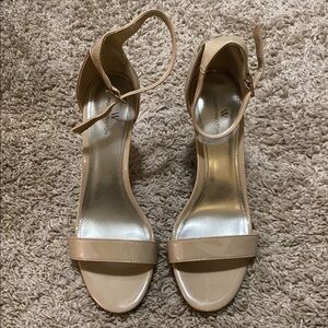 Worthington Tan Heels Elegant Stiletto Sandals